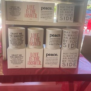 New quotable soy candles in wild currant scent